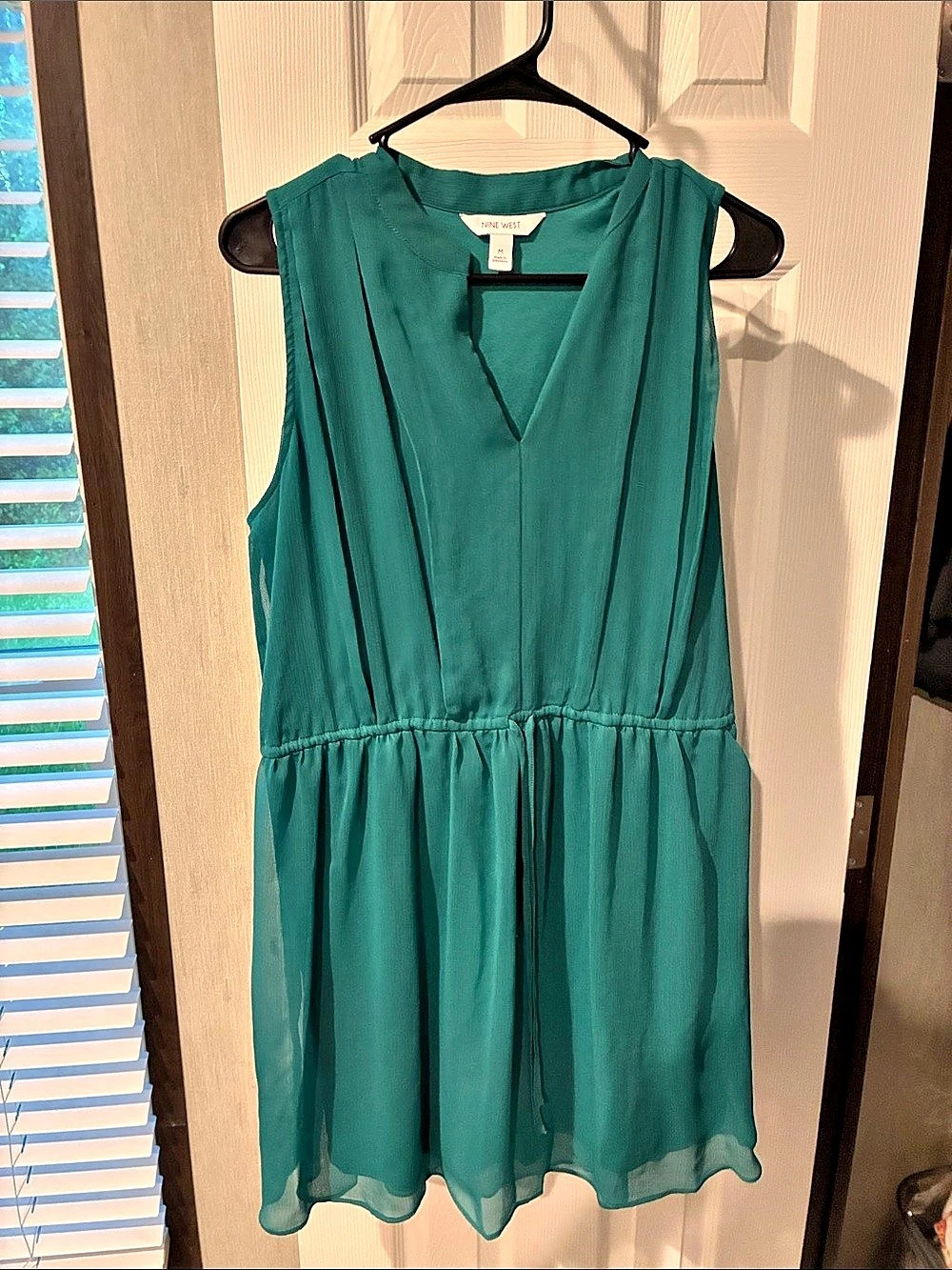 Nine West Green Mini Dress Size Medium